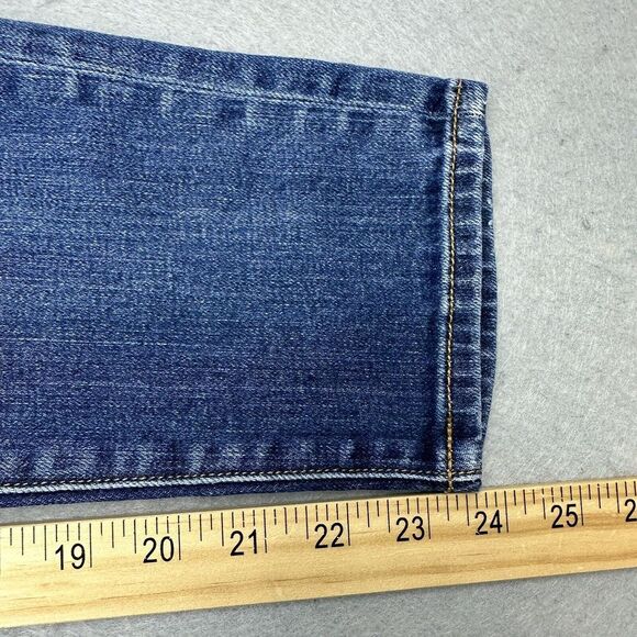 Rag & Bone Blue Matces Women's Jeans Size 28 Cropped Medium Wash Distressed - Picture 9 of 13